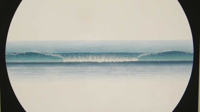 「波・空」100号円窓 「波・空」100号円窓